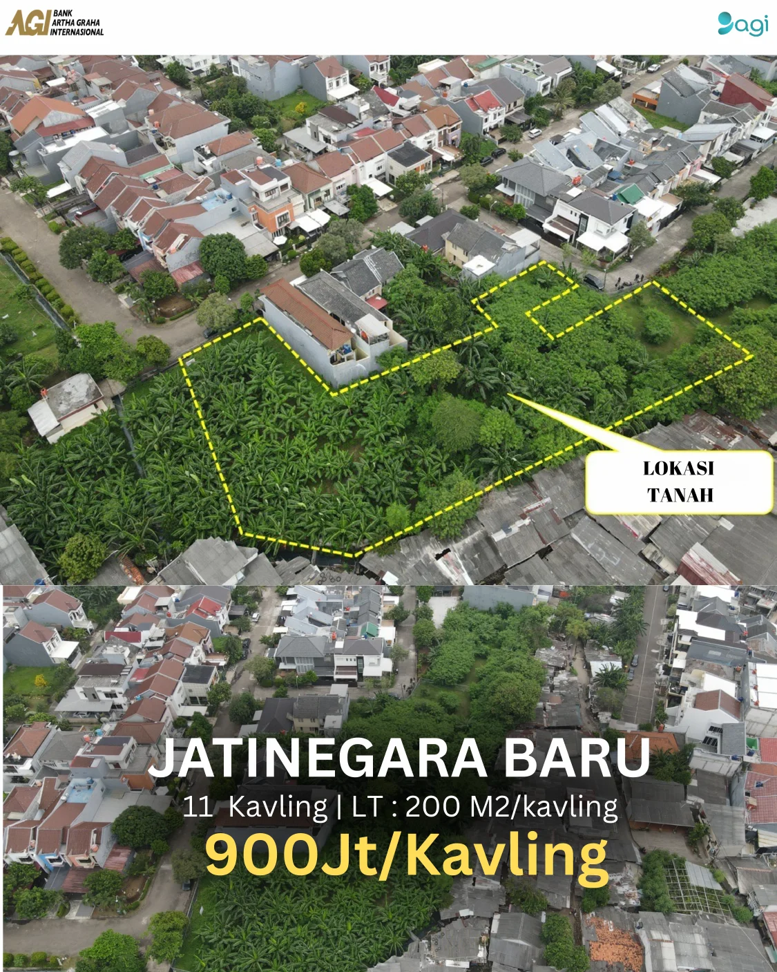 11 Kavling Siap Bangun Jatinegara Baru Blok AA Jakarta Timur