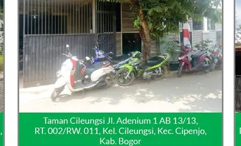 Rumah Taman Cileungsi Cipenjo Bogor, Harga 710 Juta