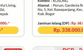 Rumah lelang Bogor