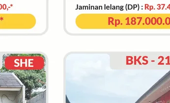 Rumah lelang Bekasi