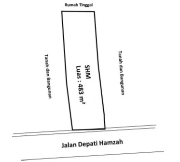 Tanah Potensial Depati Hamzah Pangkal Pinang, Peluang Investasi Bagus! foto 3